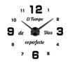 Reloj de Pared - "El Tiempo de Dios es Perfecto"